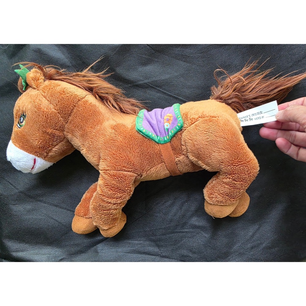 Little Brownie Bakers Originals Horse Plush Brown Pony with Saddle Girl Scout